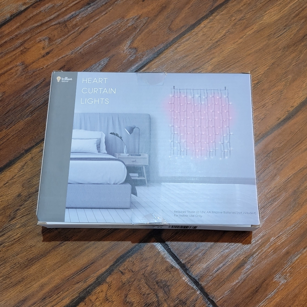 Heart Curtain Lights